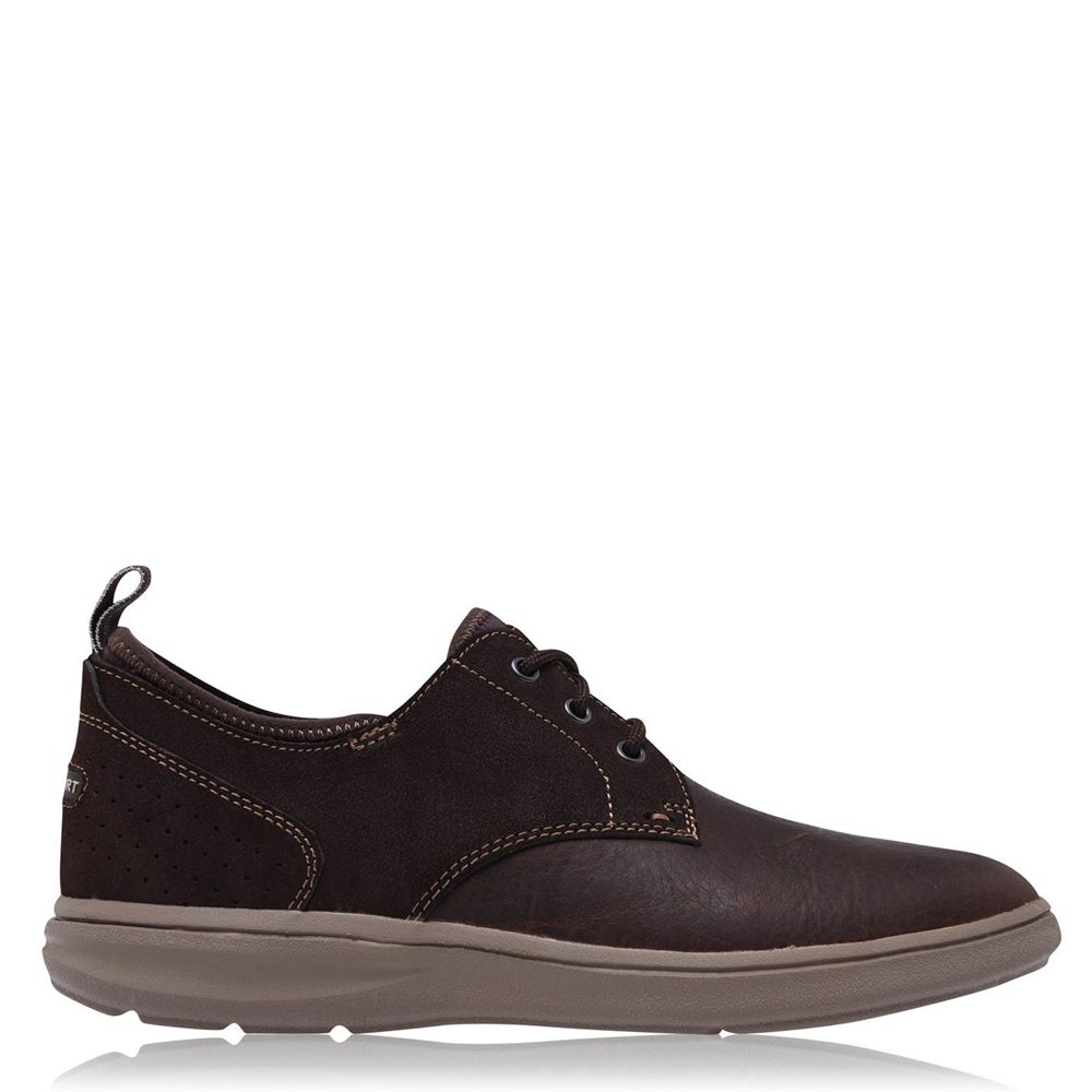 Sapatos Oxford Homem Rockport Zaden Plain Toe Marrom,Portugal IBNJK-5318